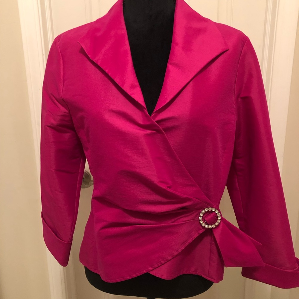 Talbots Fuschia Blouse
